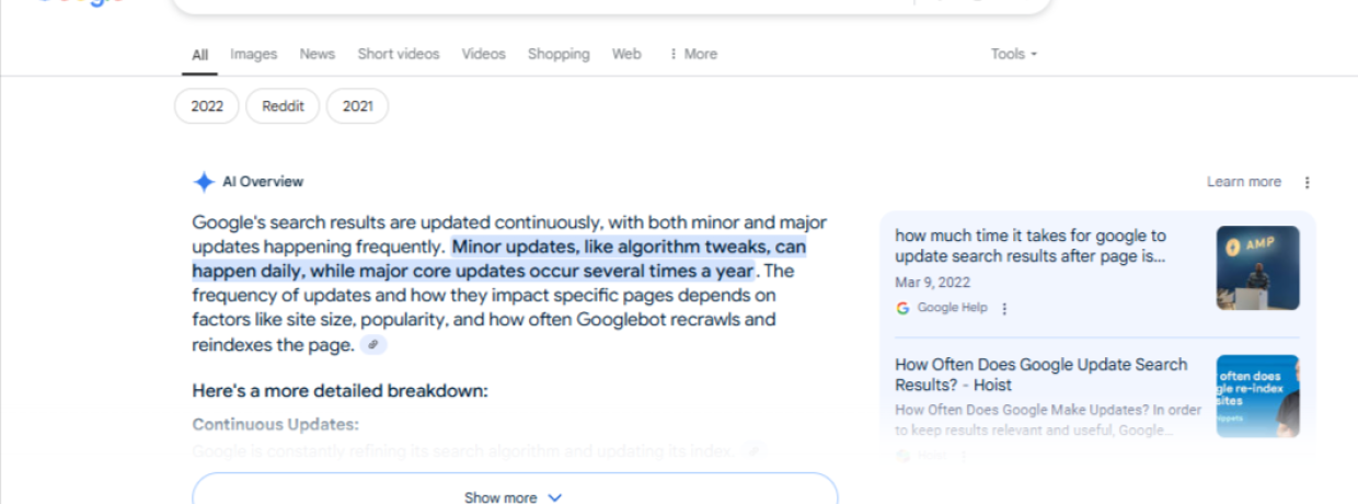 How Often Does Google Update Search Results?